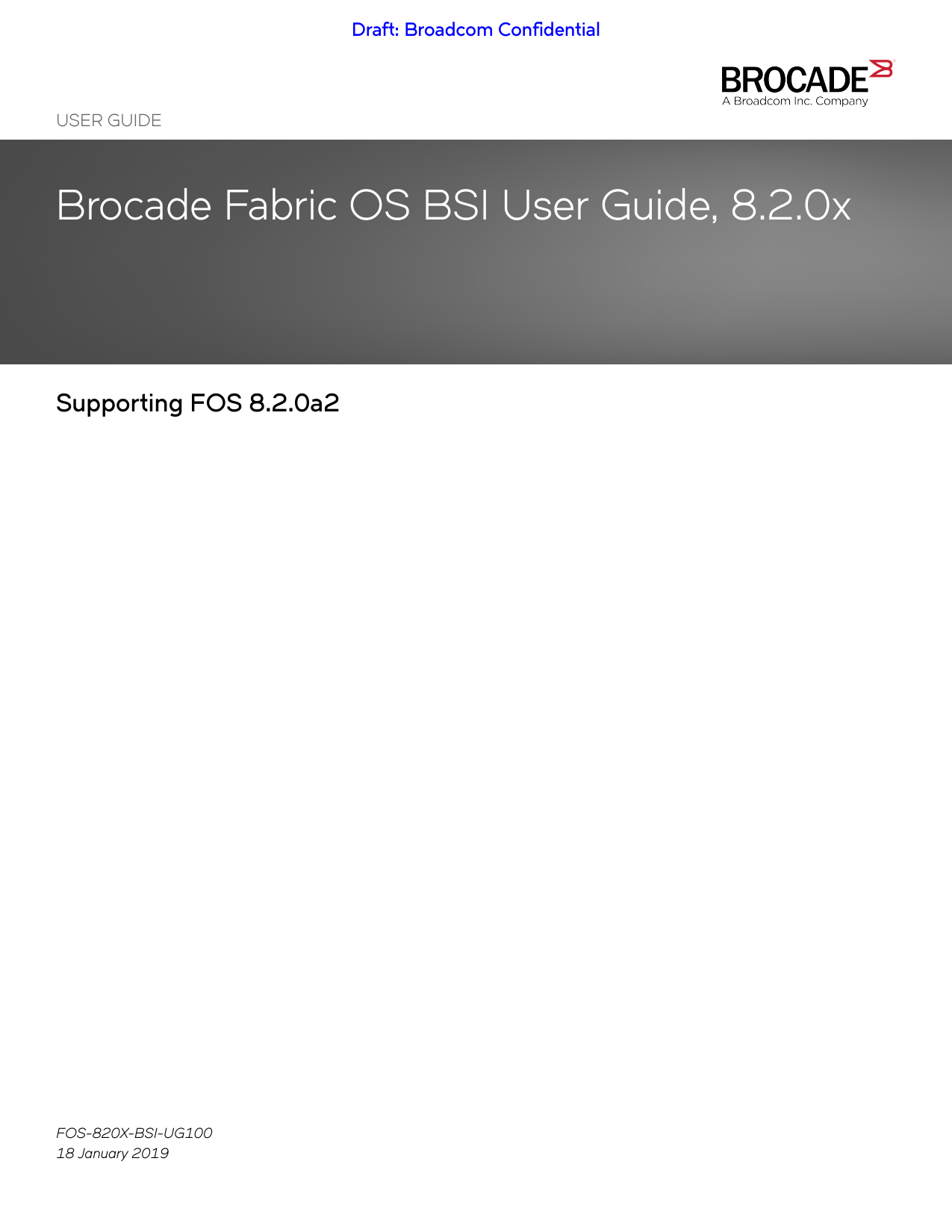 Brocade Fabric OS BSI 8.2.0x User Guide Manualzz