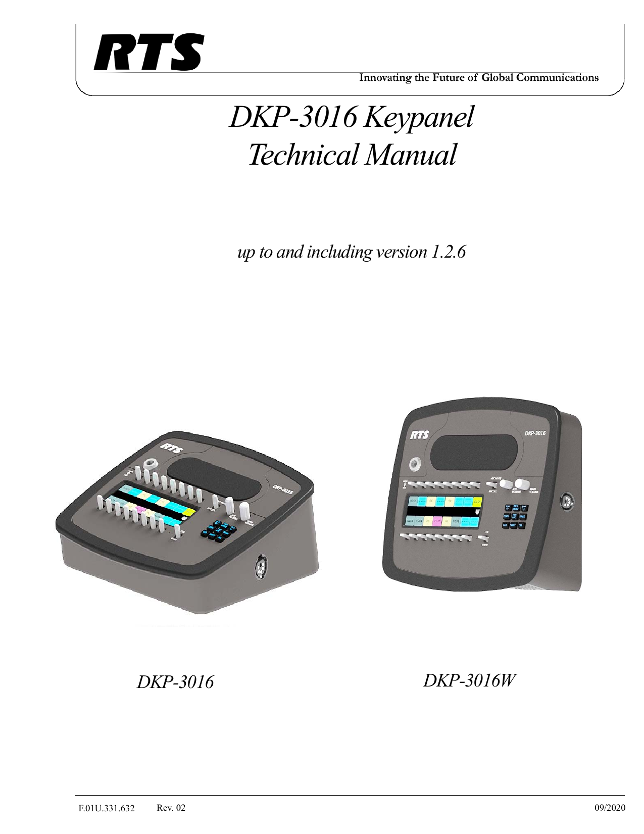 RTS DKP-3016 Manual | Manualzz