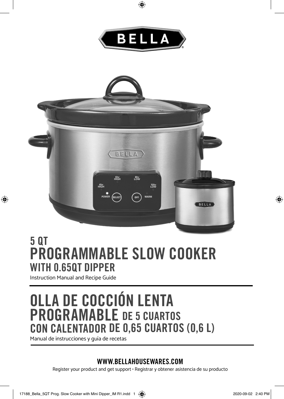 Bella Pressure Cooker Manual