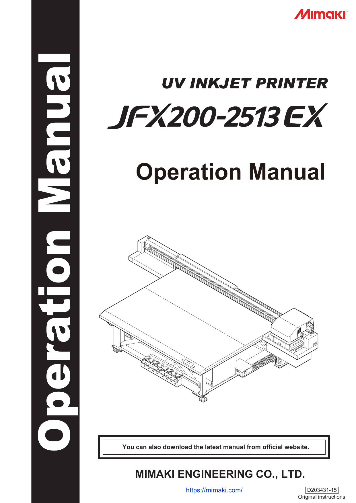 MIMAKI JFX2002513 EX Operating instructions Manualzz