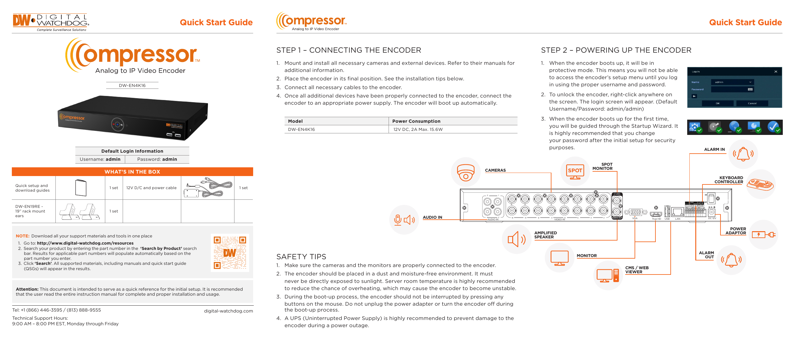 Digital Watchdog DWEN4K16 Installation guide Manualzz