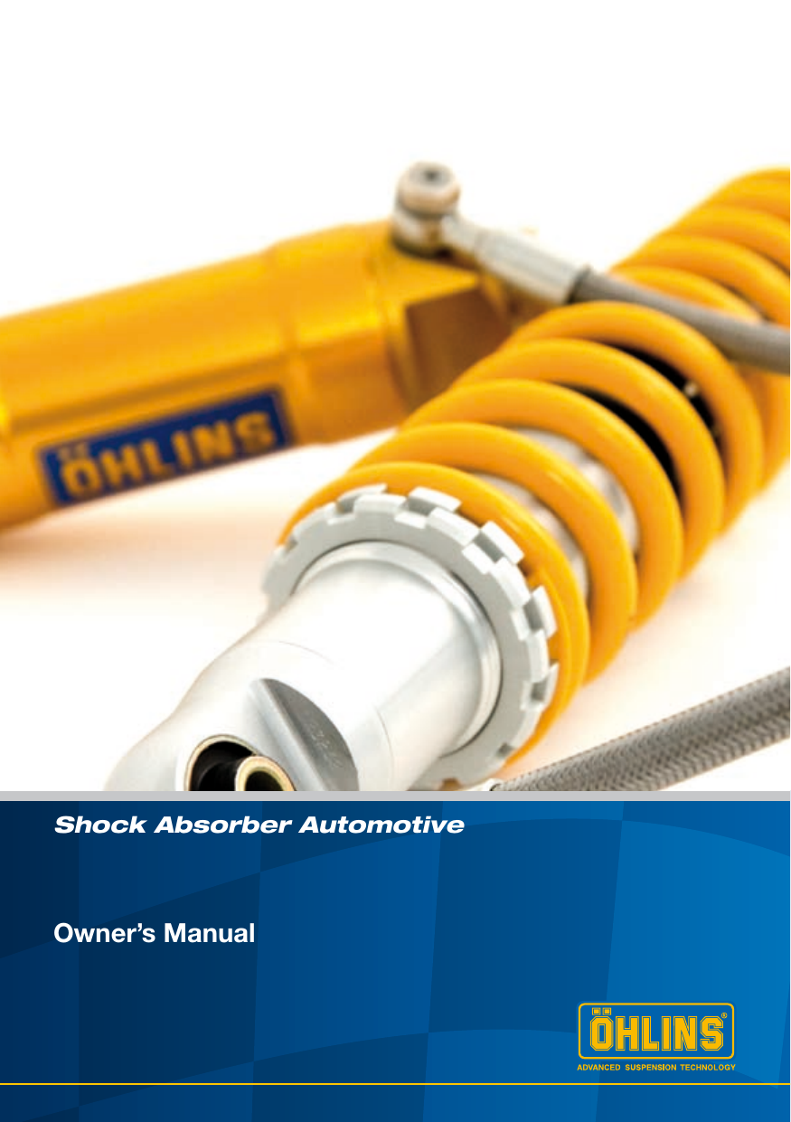 Ohlins 0745001 Owner's manual Manualzz