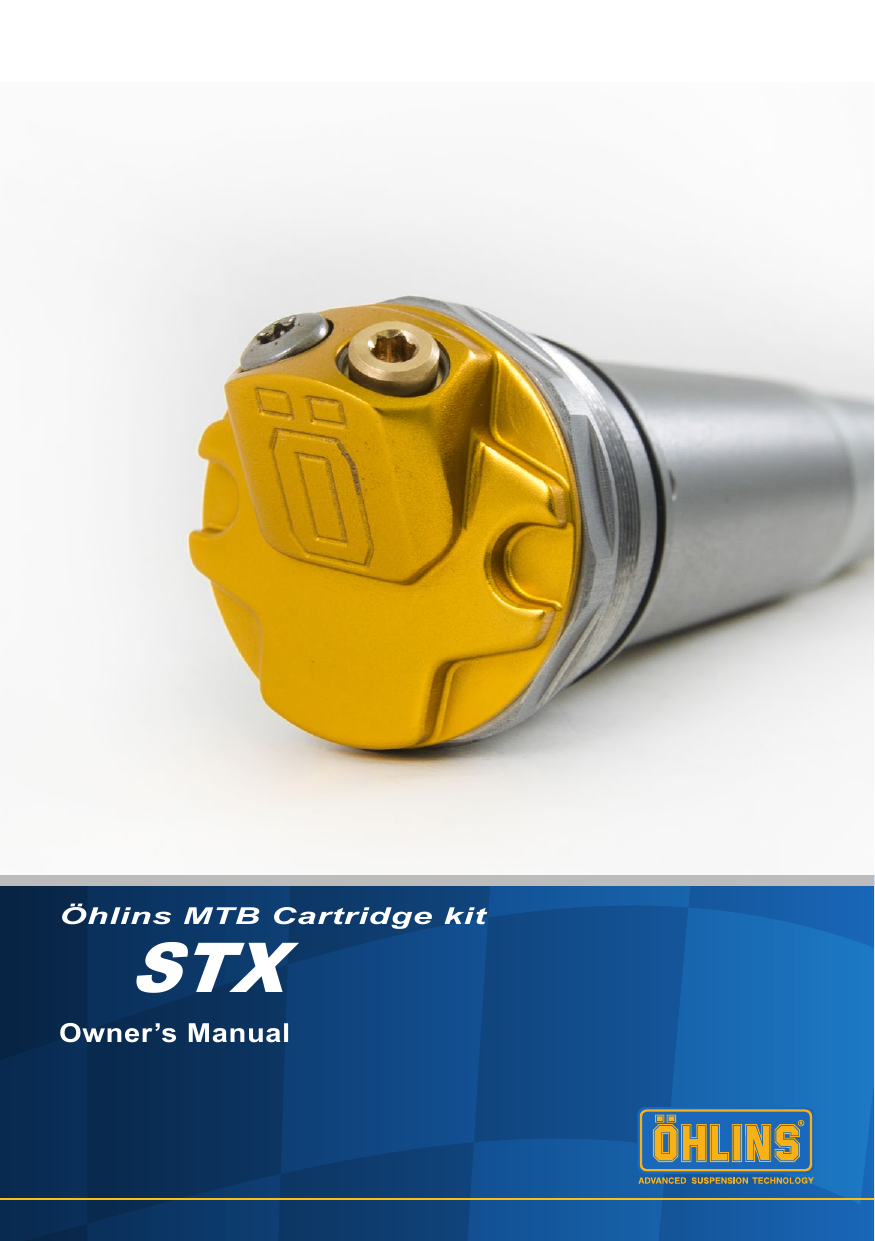 Ohlins FGFX 1510 Fox 40 STX Cartridge Owners Owner's Manual Manualzz