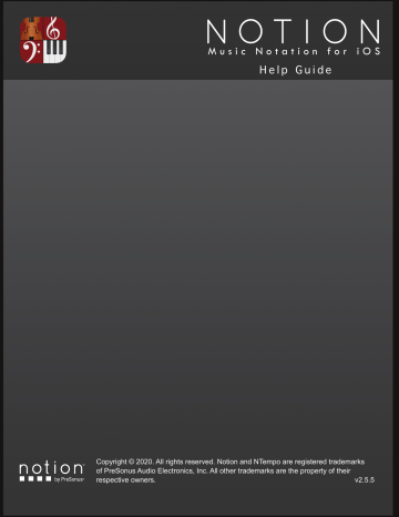 PRESONUS Notion for iOS User guide | Manualzz