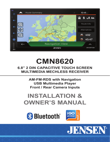 Jensen CMN8620 User manual | Manualzz