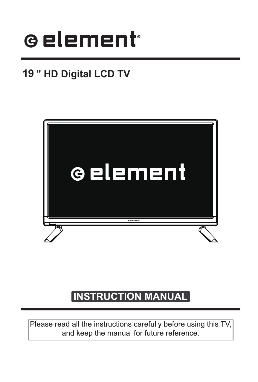 Element 19 Class (720P) LED HD TV (ELEFW195) 