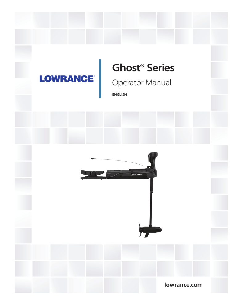 Lowrance Ghost Trolling Motor Operating instructions | Manualzz