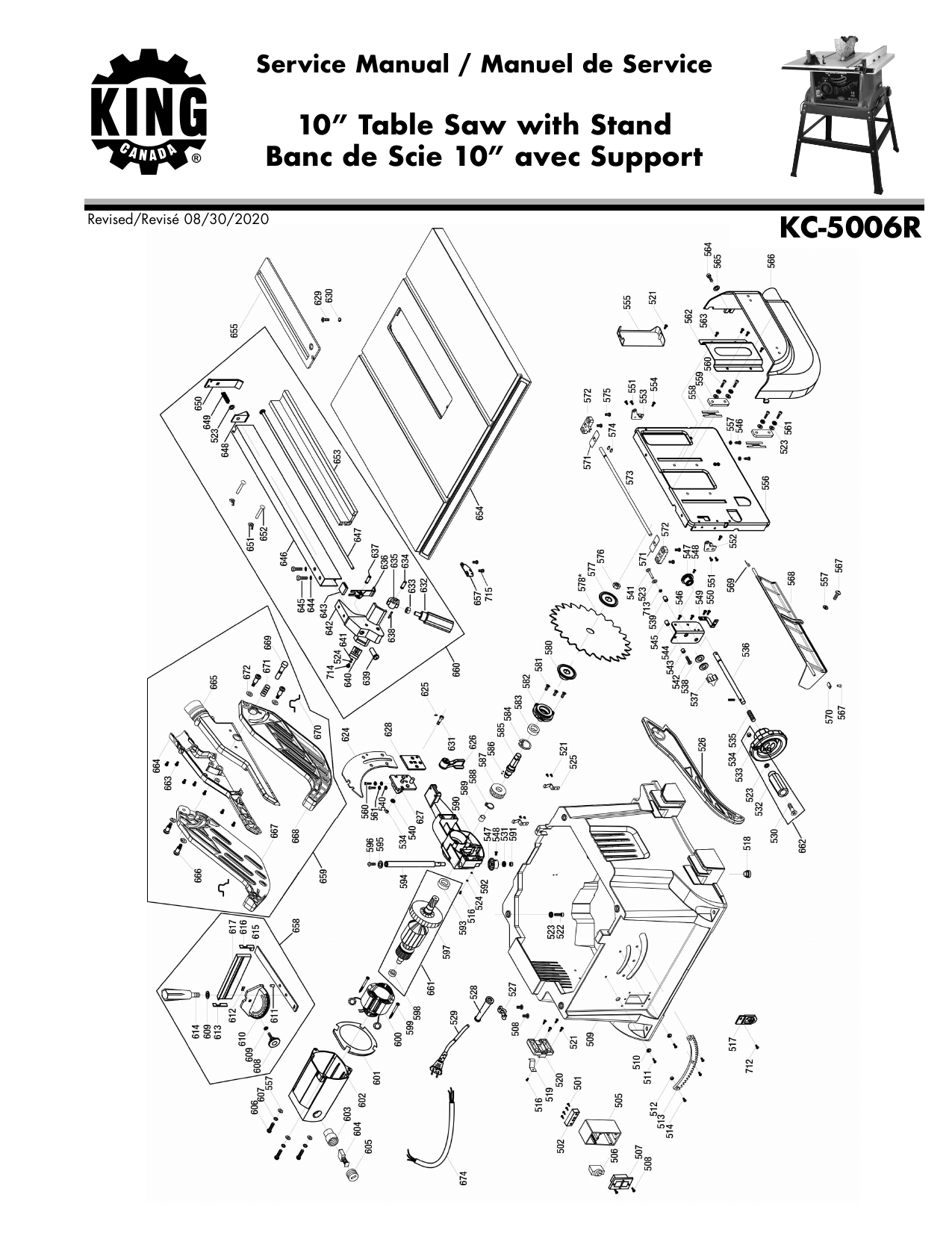 King Canada KC5006R User manual Manualzz
