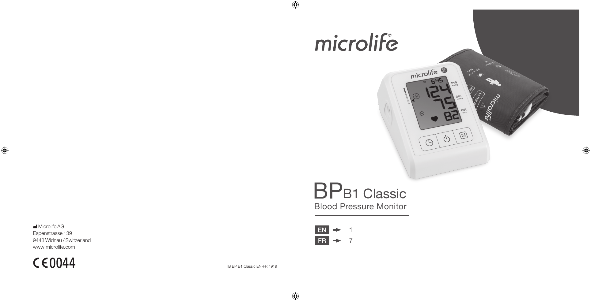 Microlife BP B1 Classic Blood pressure monitor Instruction manual Manualzz
