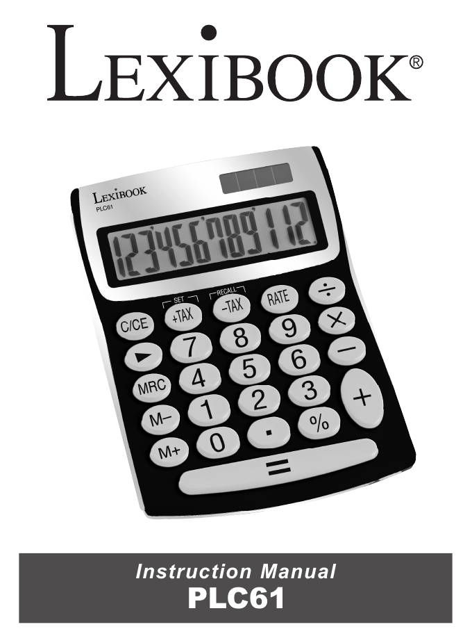 Lexibook PLC251 Calculatrice de bureau pro