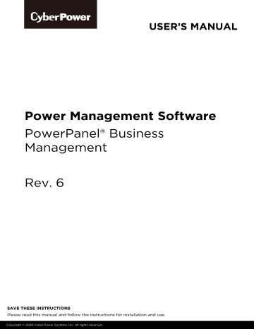 cyberpower powerpanel personal edition 1.3.4