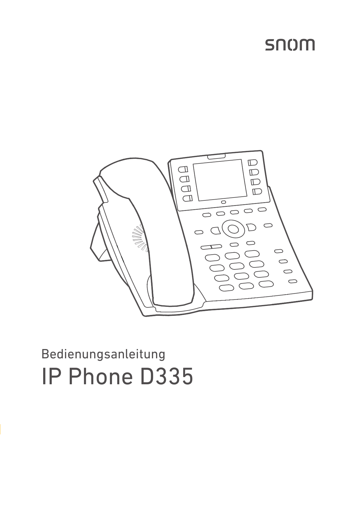 Snom D335 User manual | Manualzz