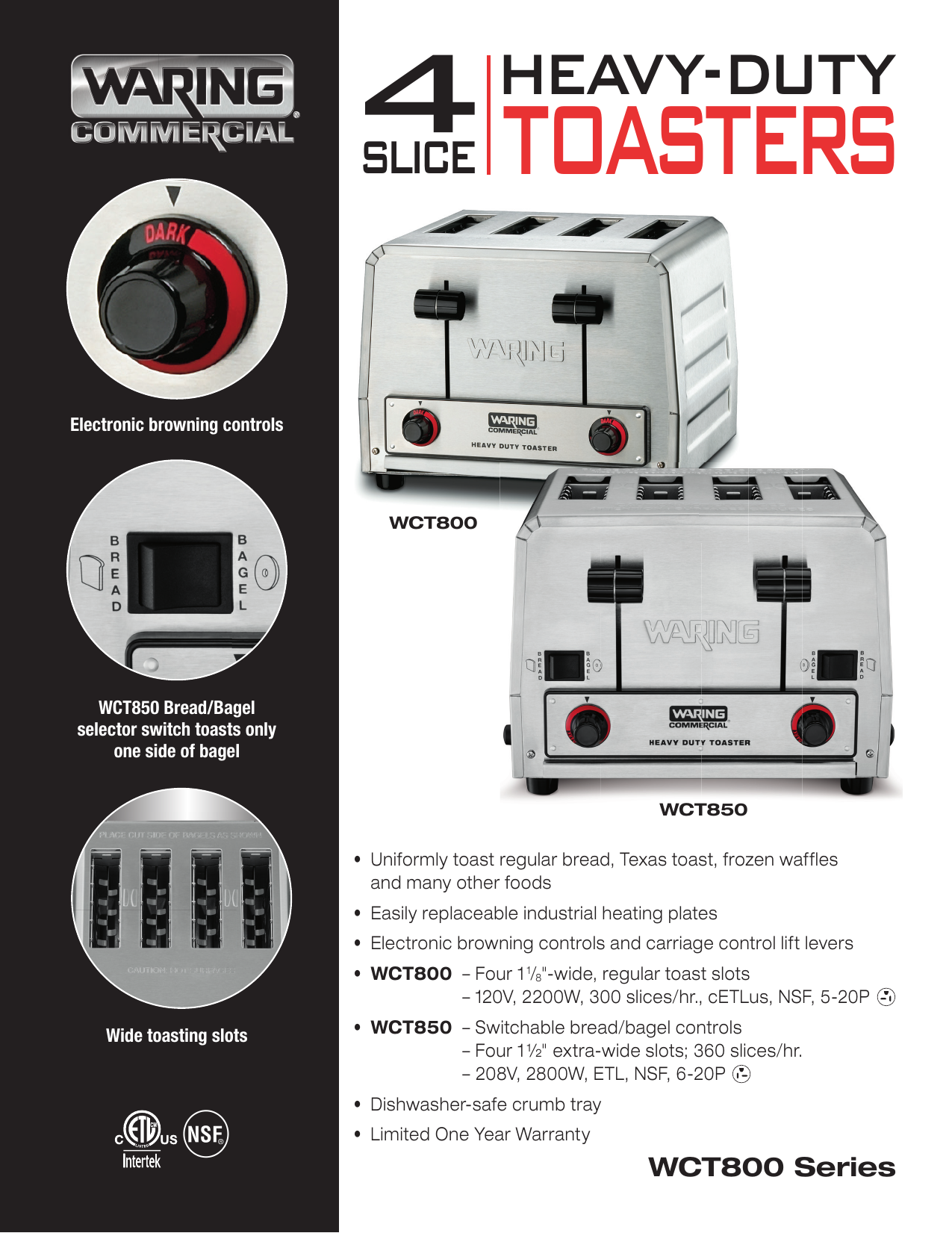 heavy duty toasters