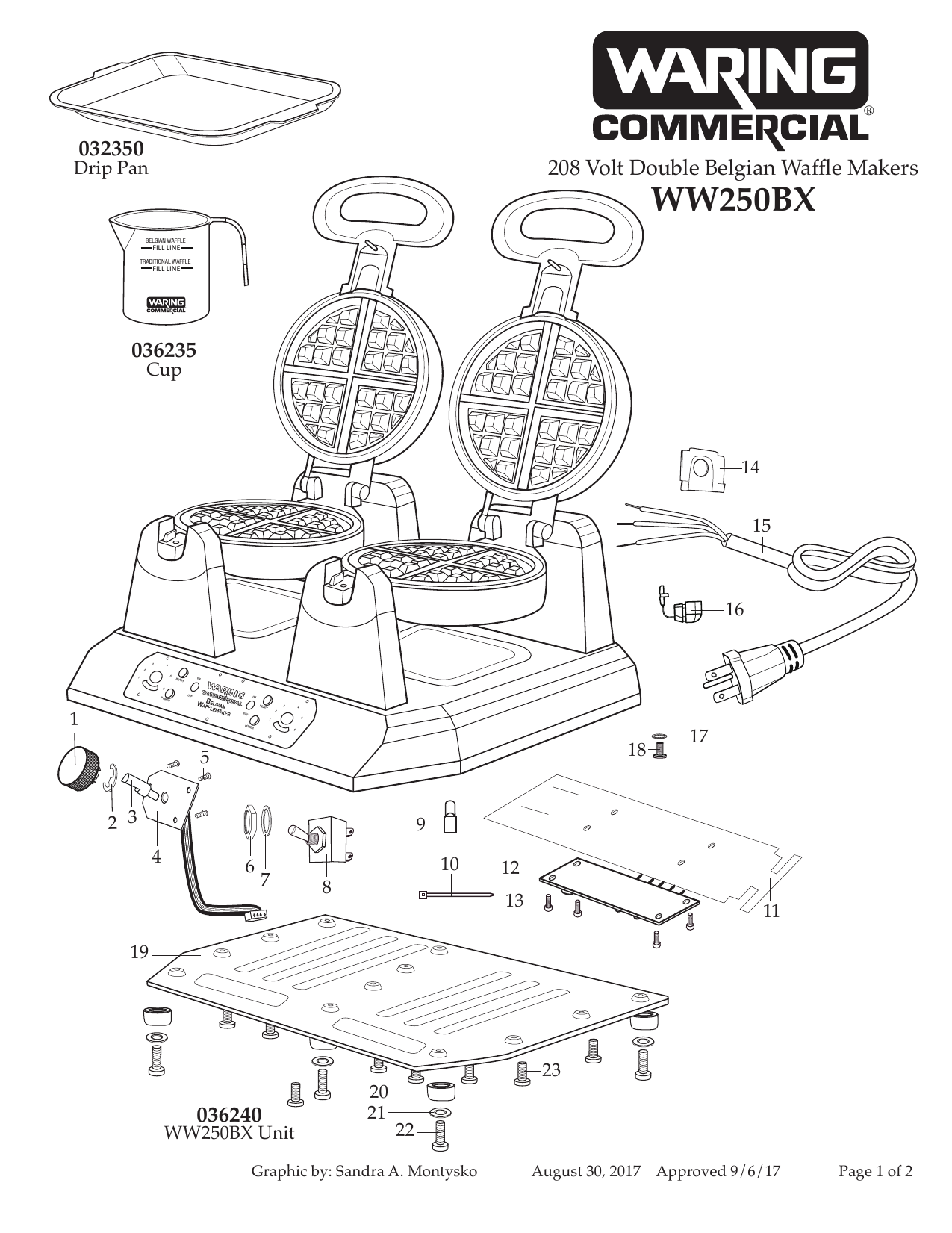 waring ww250bx