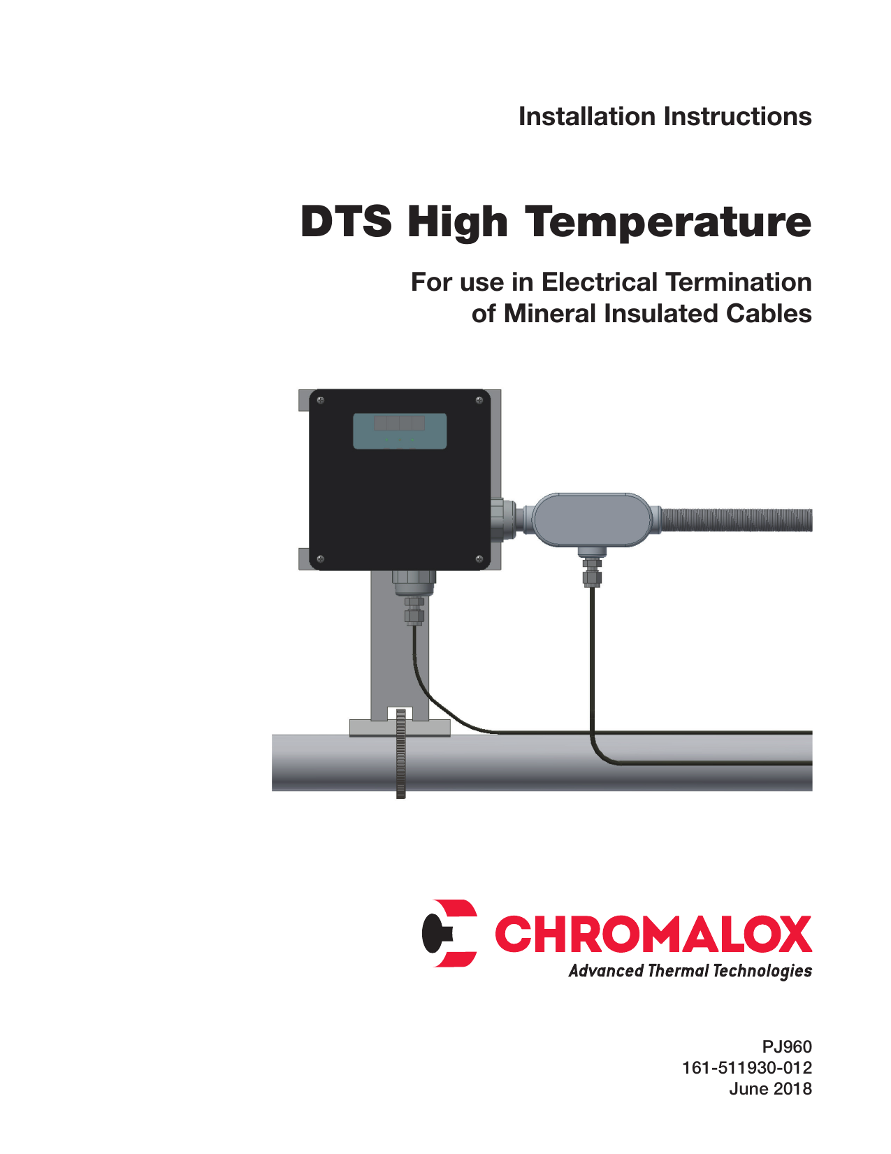 Chromalox DTS-HAZ Heat Trace Thermostat Installation Manual | Manualzz