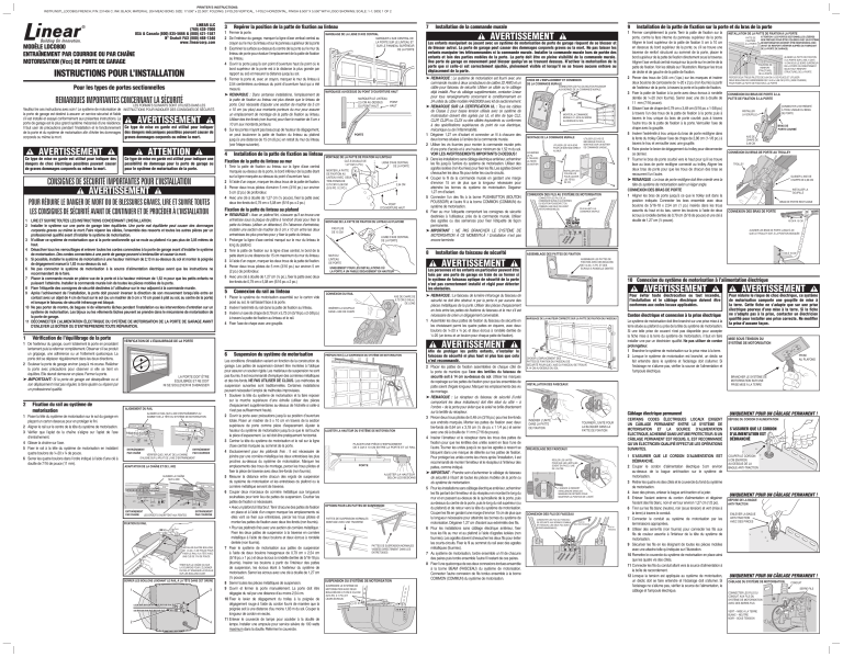 Linear LDCO800 Installation guide | Manualzz