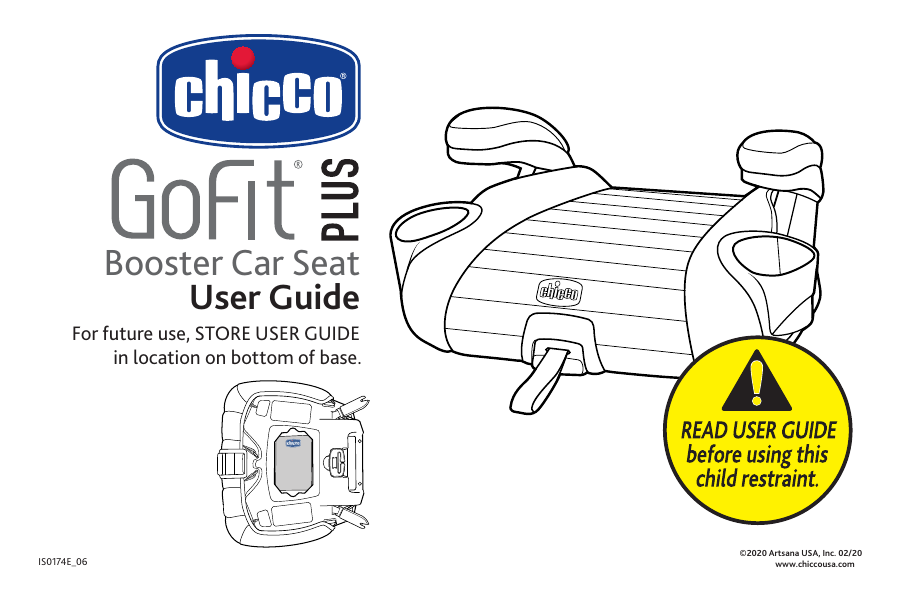 chicco gofit plus backless booster car seat manual