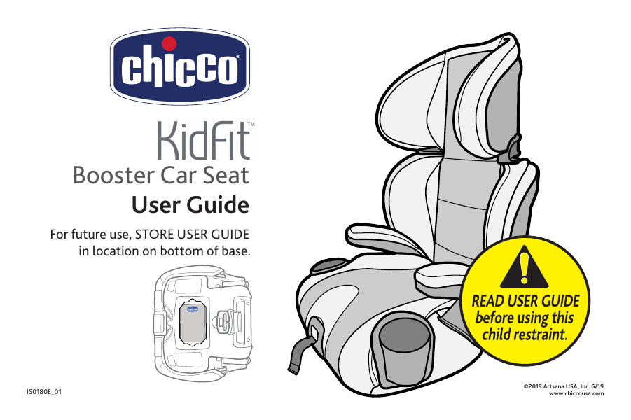 Chicco KidFit® Booster Product Manual | Manualzz