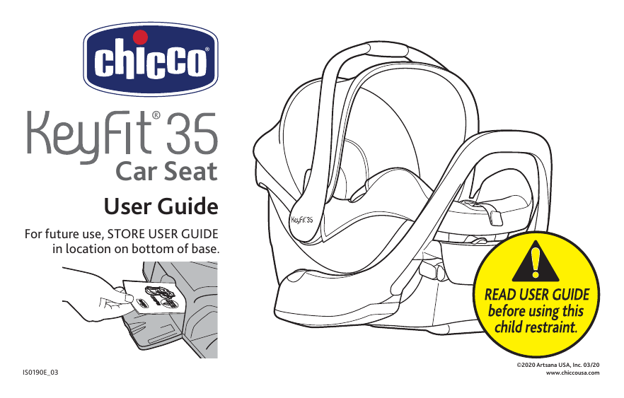 Chicco KeyFit® 35 Car Seat User manual | Manualzz