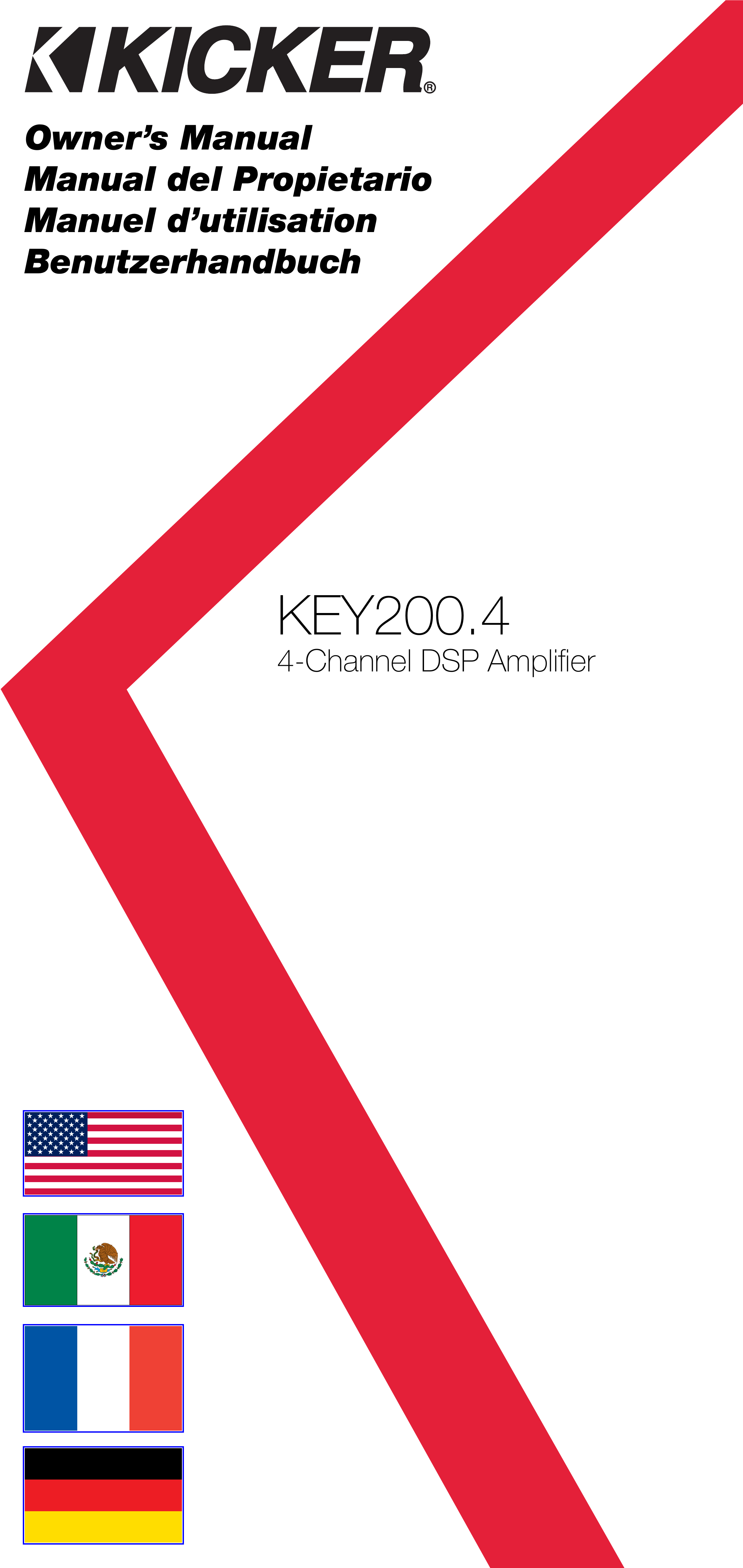 Kicker KEY 200.4 Smart Amplifier Owner's manual | Manualzz