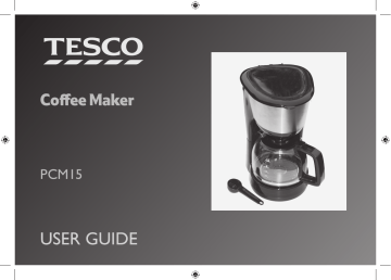 Tesco PCM15 Coffee Maker User Guide 