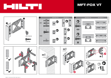 Hilti MFT-FOX VT 用户指南 | Manualzz