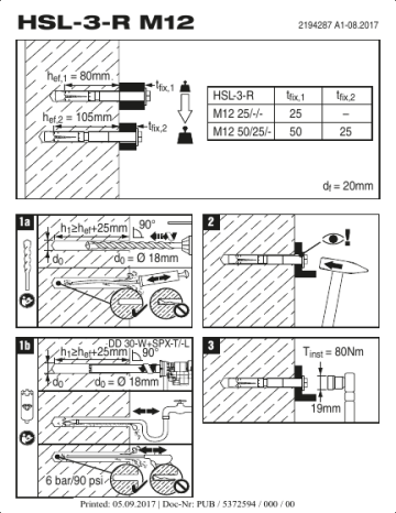 Hilti HSL-3-R M12 用户指南 | Manualzz