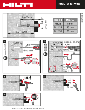 Hilti HSL-3-B M12 用户指南 | Manualzz