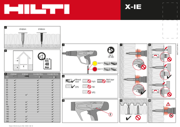 Hilti X-IE 用户指南 | Manualzz