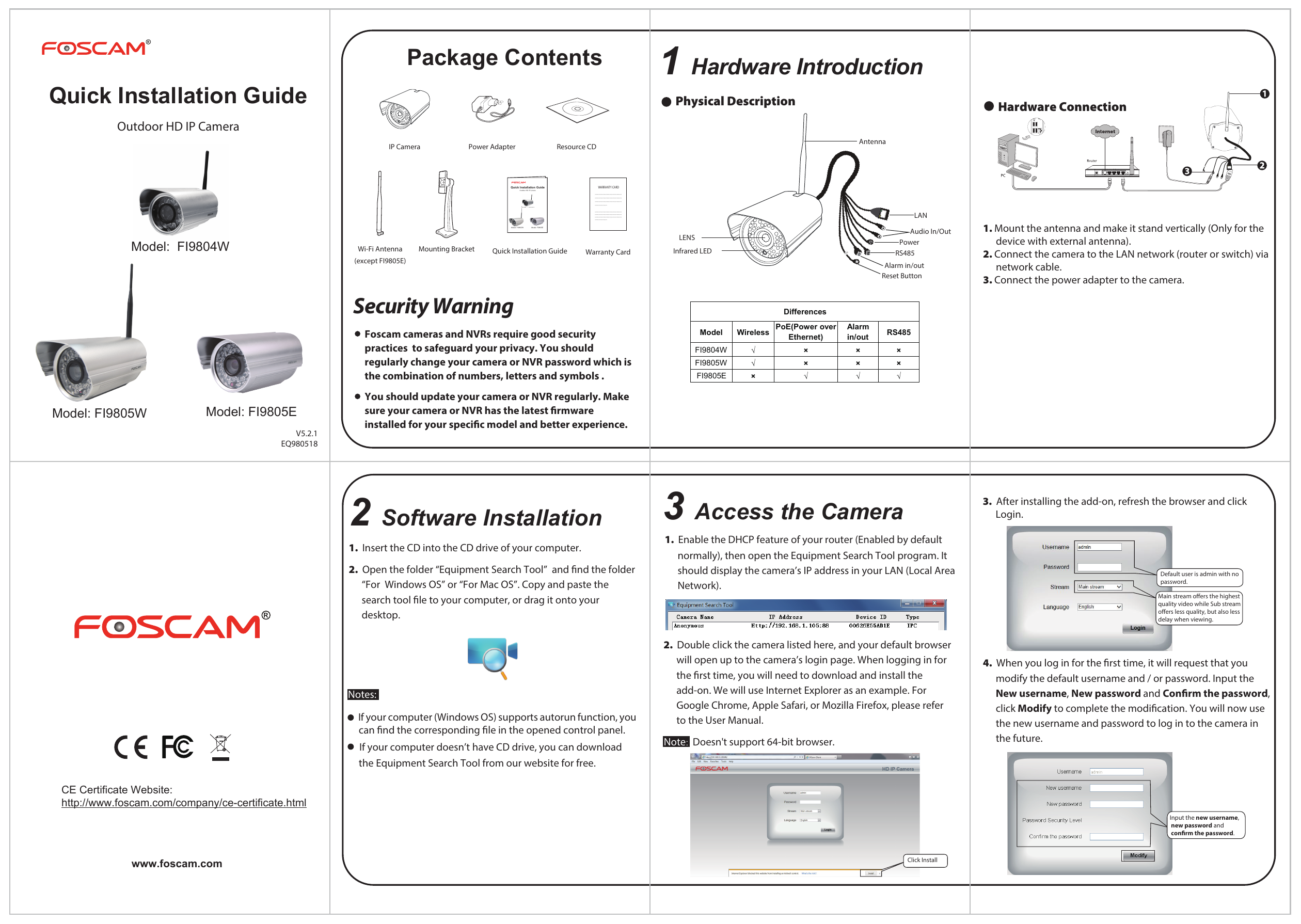 foscam ip camera setup download