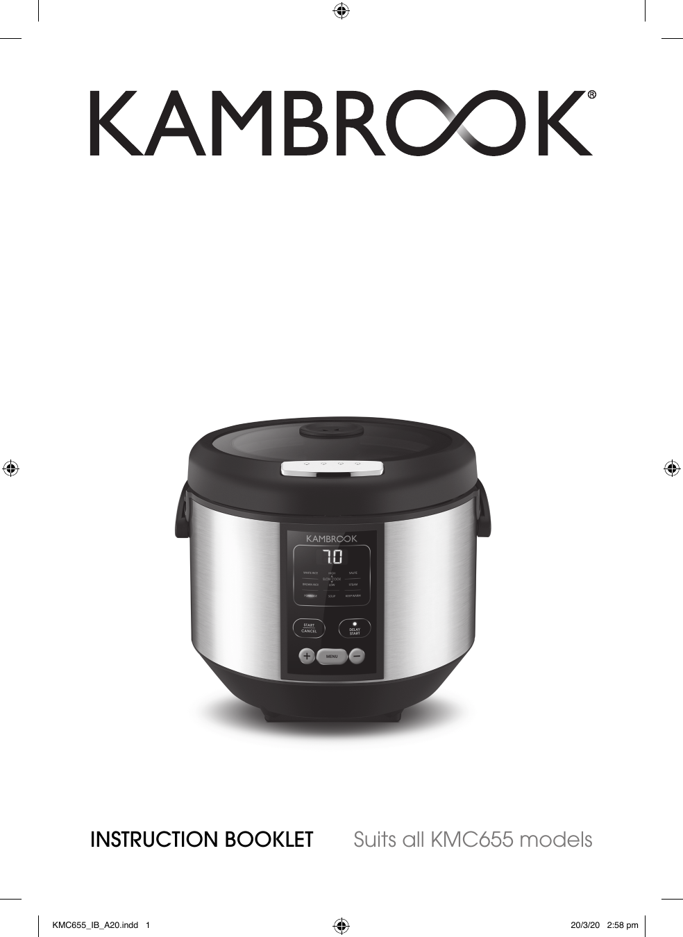 Kambrook pressure cooker discount manual