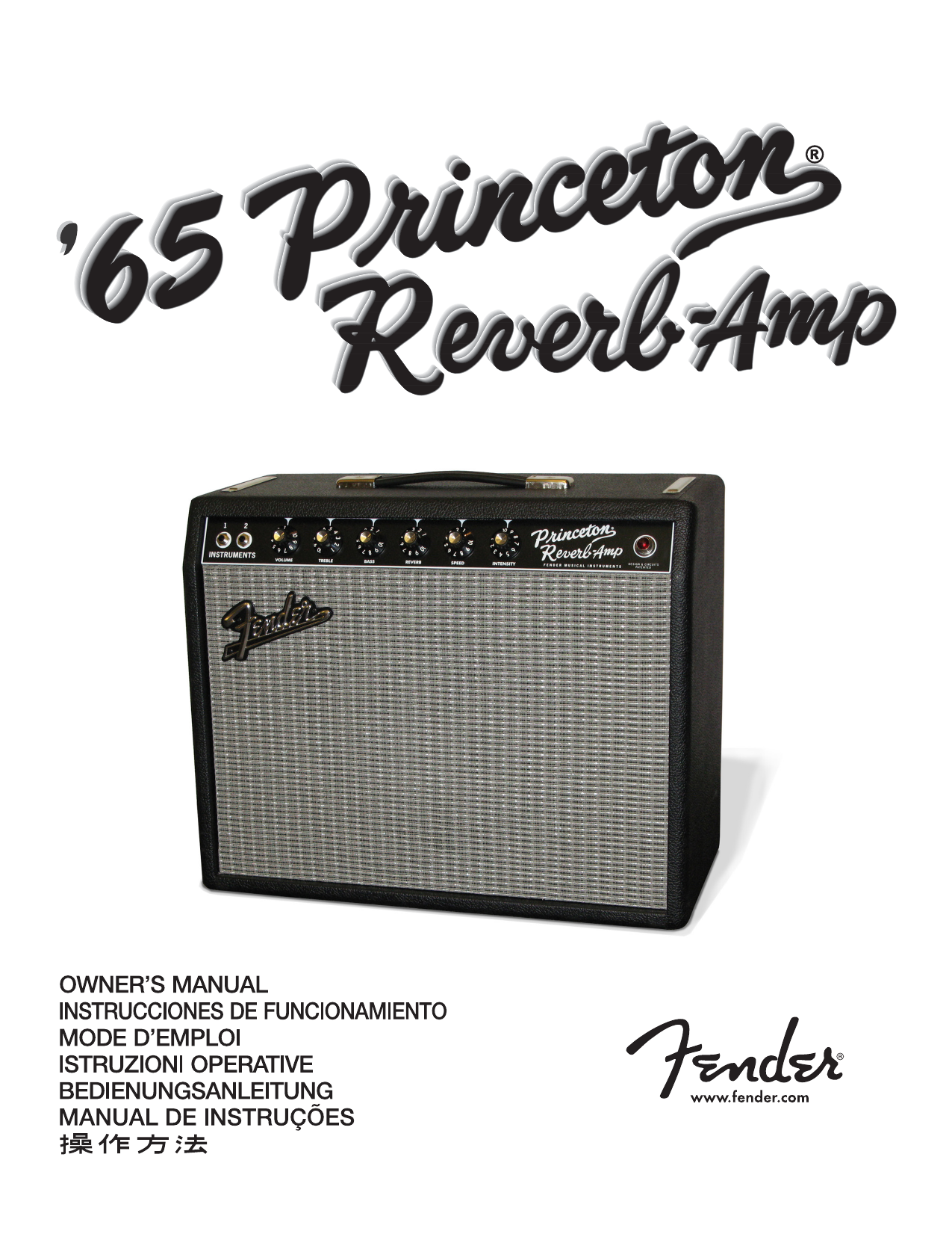 Fender 65 Princeton Reverb El Manual Del Propietario Manualzz