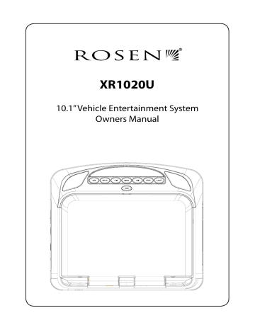 Rosen XR1020U Series Owner's manual | Manualzz