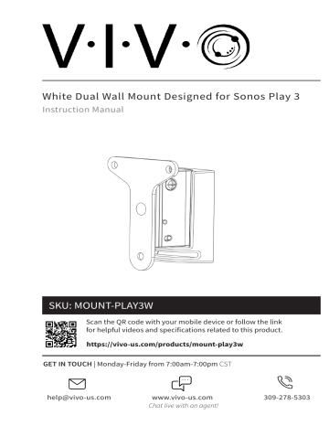 VIVO MOUNT-PLAY3W Assembly Instructions | Manualzz