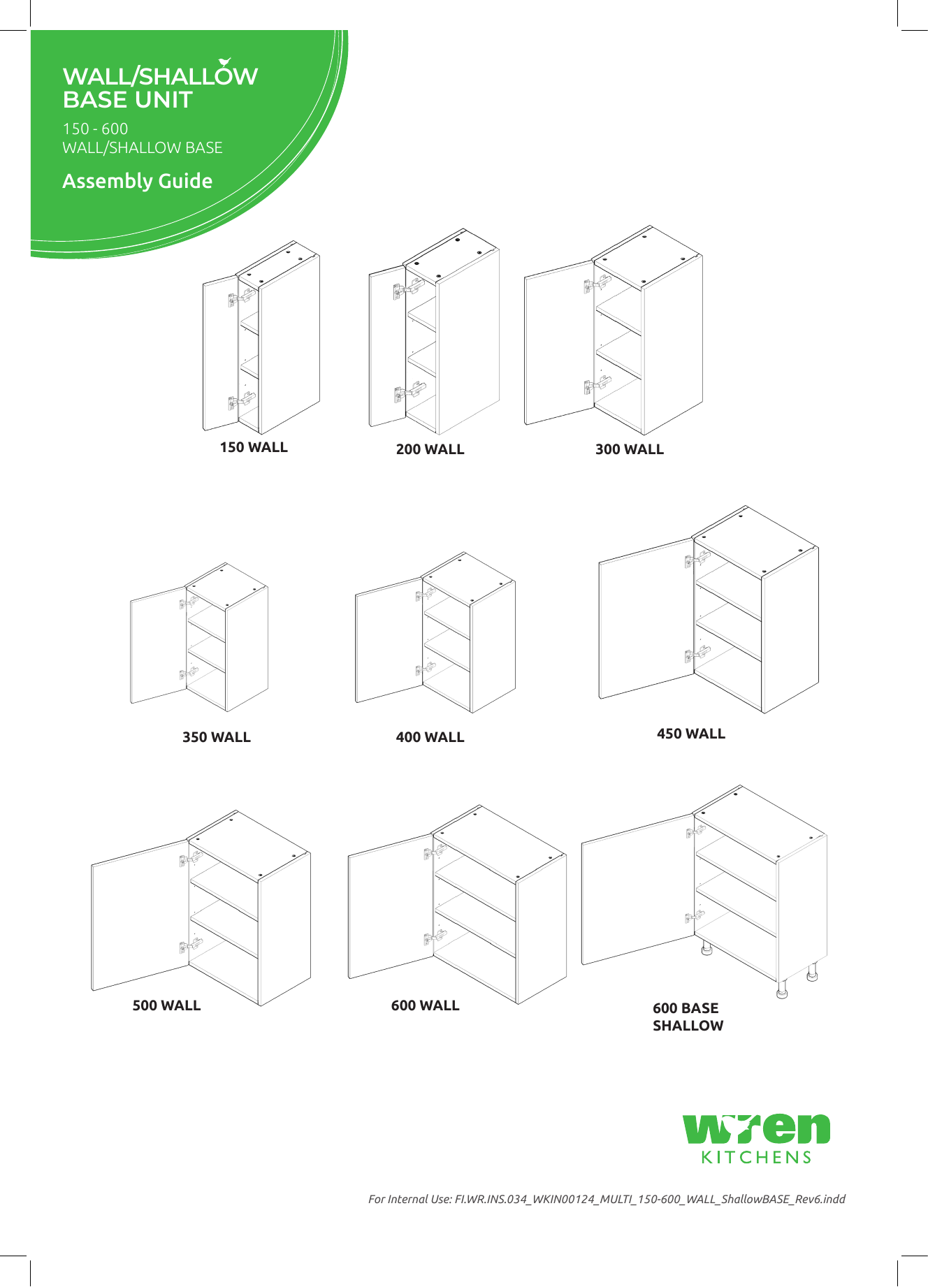 Wren Kitchens 150600mm Wall Unit null Manualzz