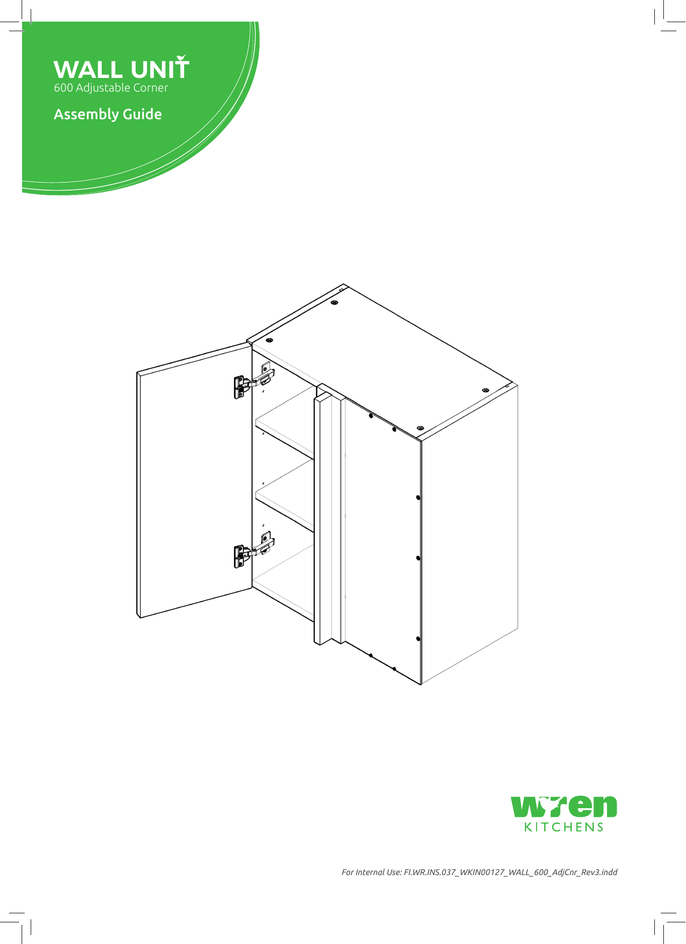 Wren Kitchens 600mm Adjustable Wall Unit null Manualzz