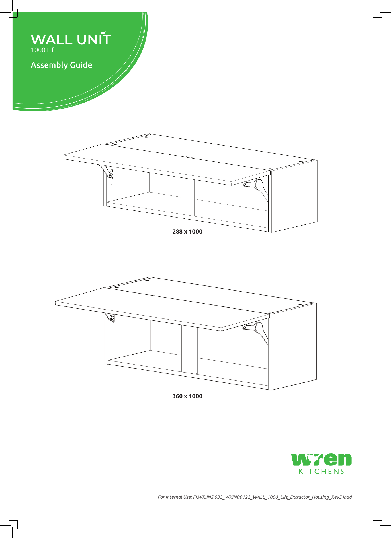Wren Kitchens 1000mm Lift Wall Unit Assembly Guide Manualzz
