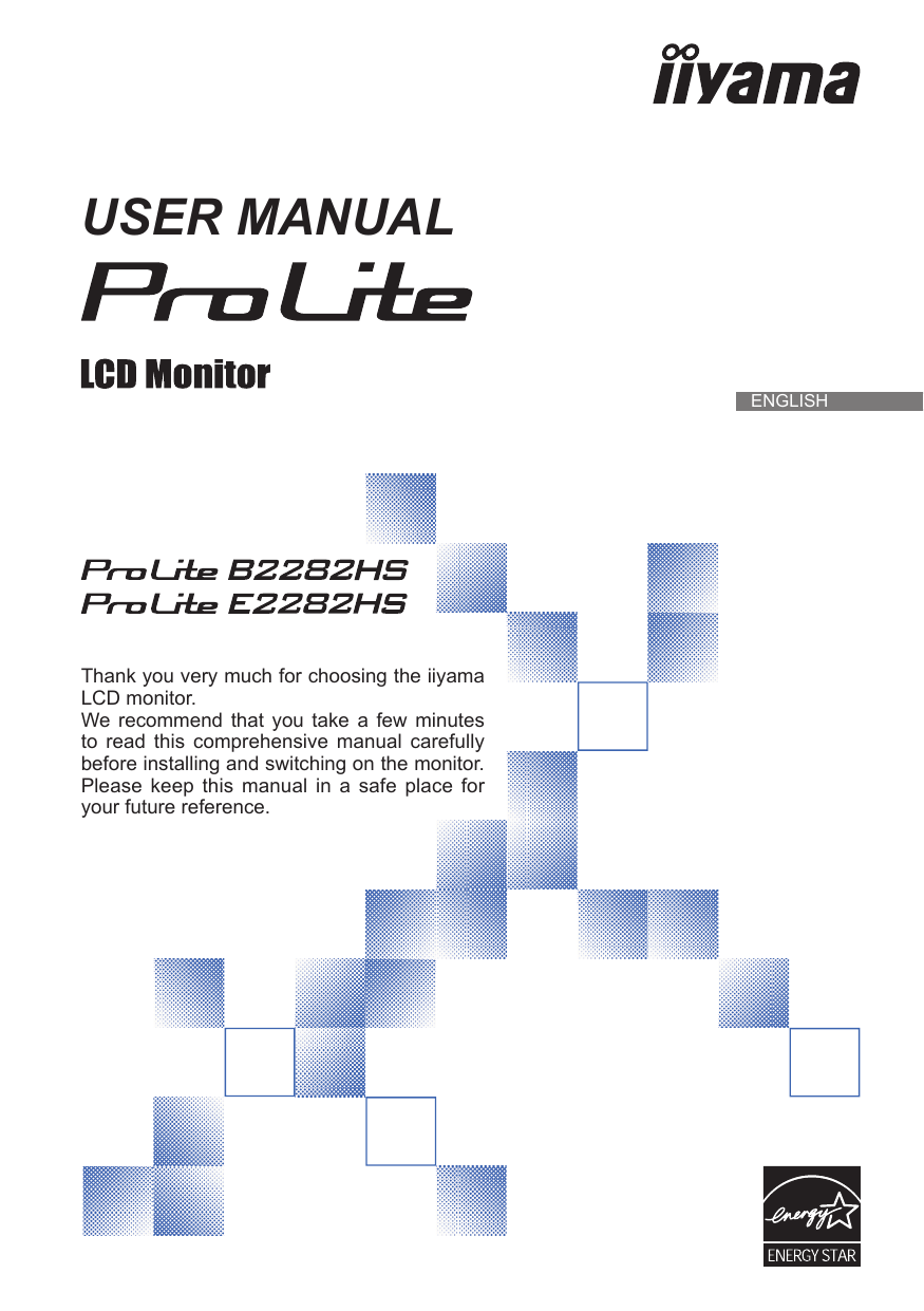 Iiyama ProLite B2282HS-B5 User Manual | Manualzz