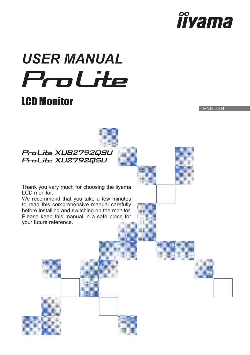 Iiyama Prolite Xub2792qsu B1 User Manual Manualzz