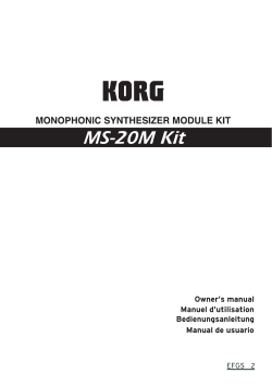 Korg Ms m Kit Sq 1 Owner S Manual Manualzz Com