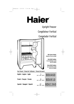 Haier BDU1360 User manual