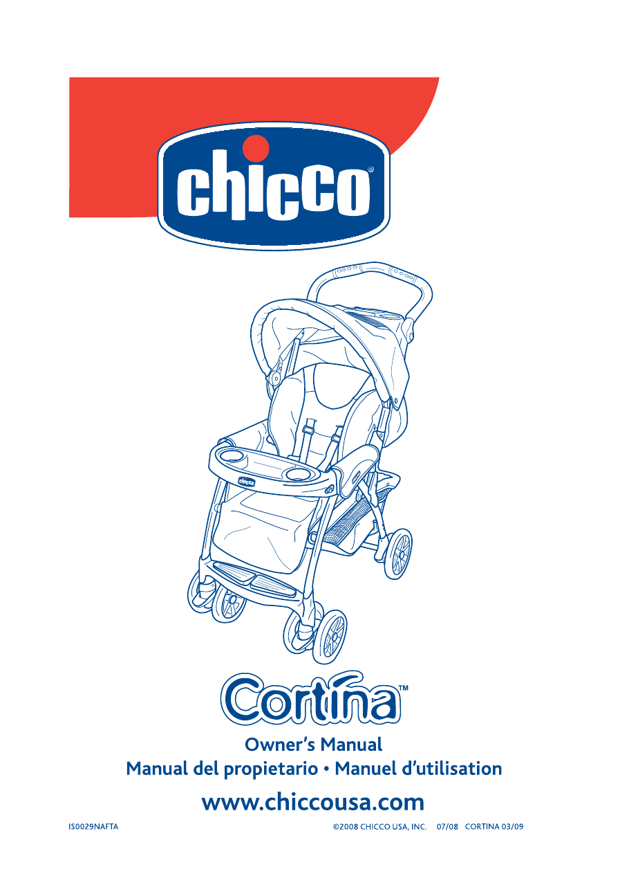 Chicco cortina sale magic stroller manual