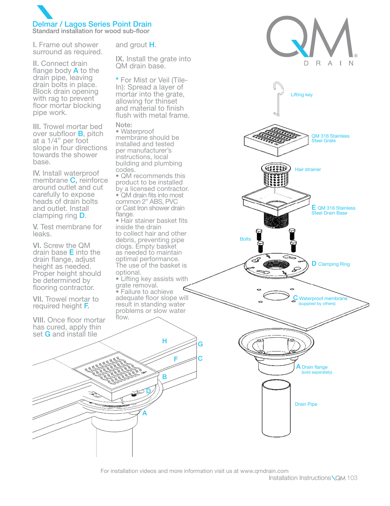 Floor Drain Installation Instructions Viewfloor.co