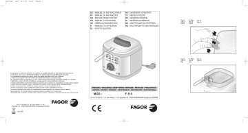 Fagor F-110 Owner Manual | Manualzz