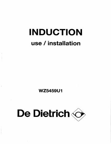 De Dietrich Wz5459u1 Owner S Manual Manualzz