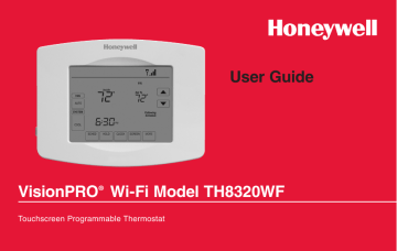 Honeywell th8320wf Owner's manual | Manualzz