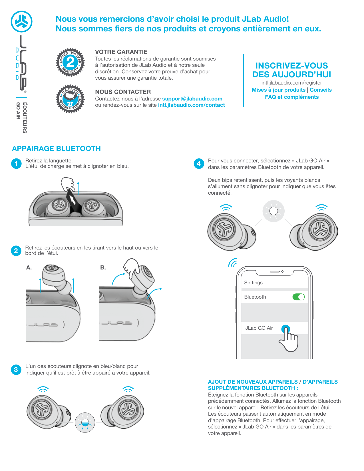 Jlab Audio GO Air Owner's manual | Manualzz