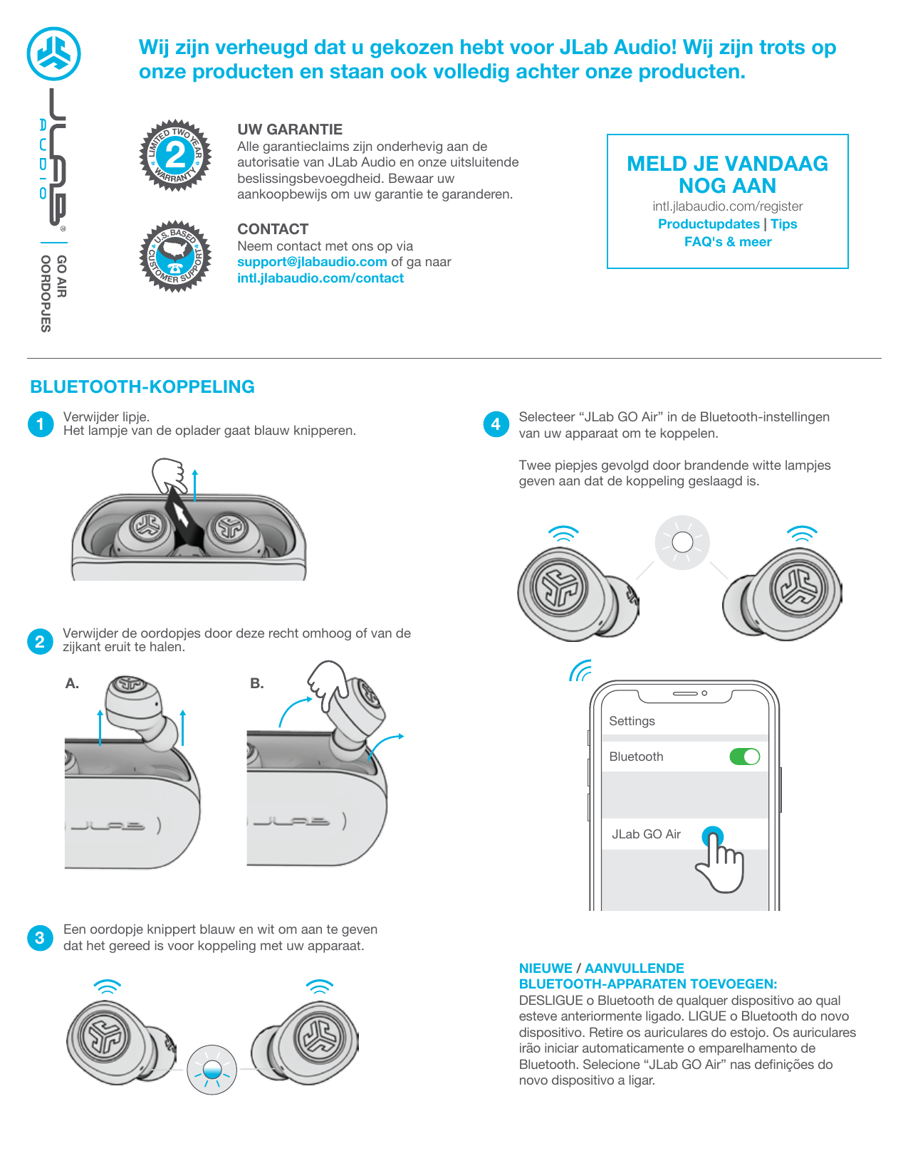 Jlab Audio GO Air Owner's manual | Manualzz