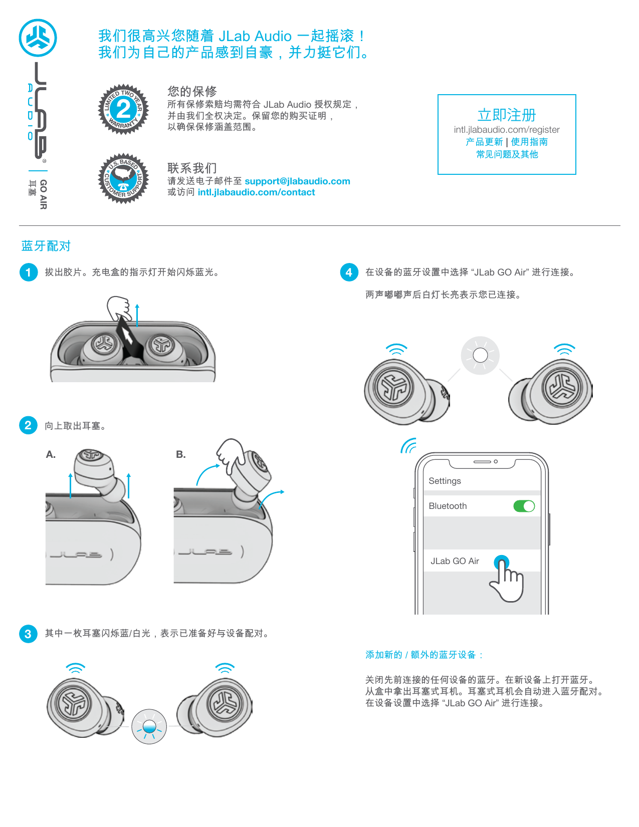 Jlab Audio GO Air Owner's manual | Manualzz