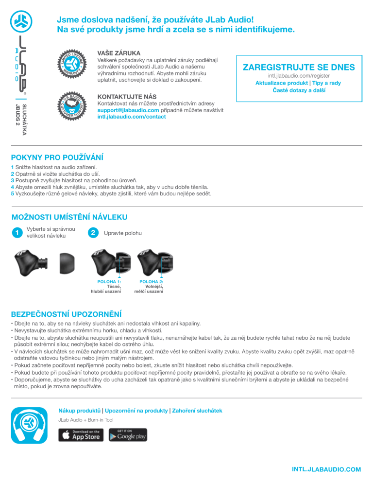 Jlab Audio JBuds 2 Owner's manual | Manualzz